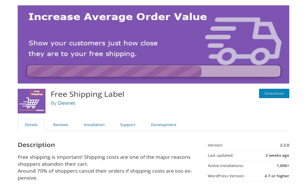 Free shipping offer details