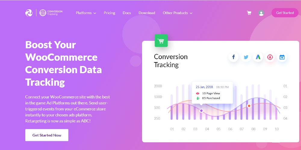 Boost Your WooCommerce Conversion Data Tracking screenshot