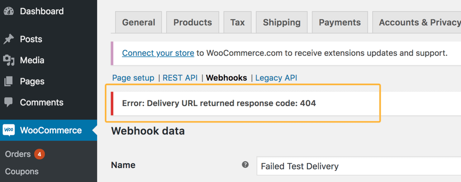 Issue 1: Can’t Activate a Webhook