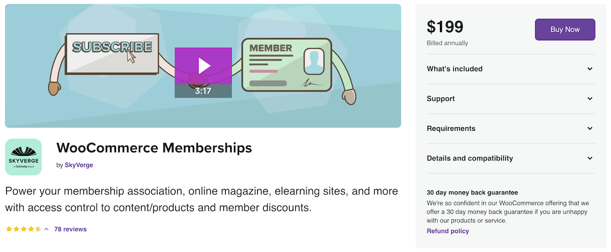 WooCommerce Memberships