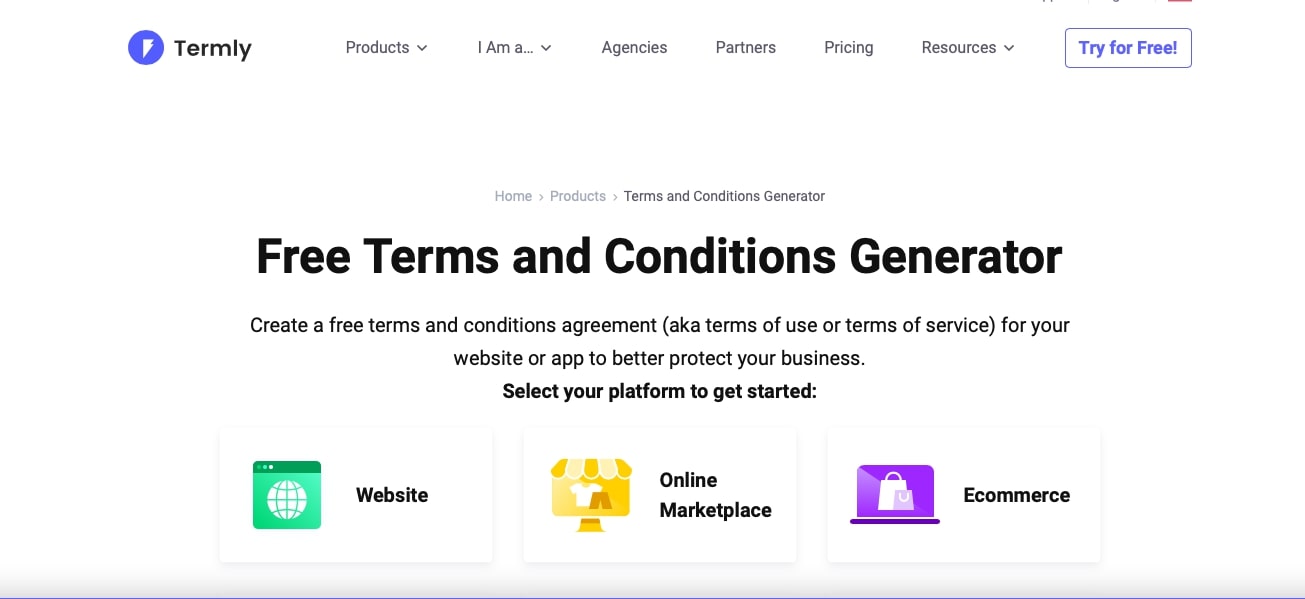 Mobile App Terms and Conditions Sample & Template - Termly