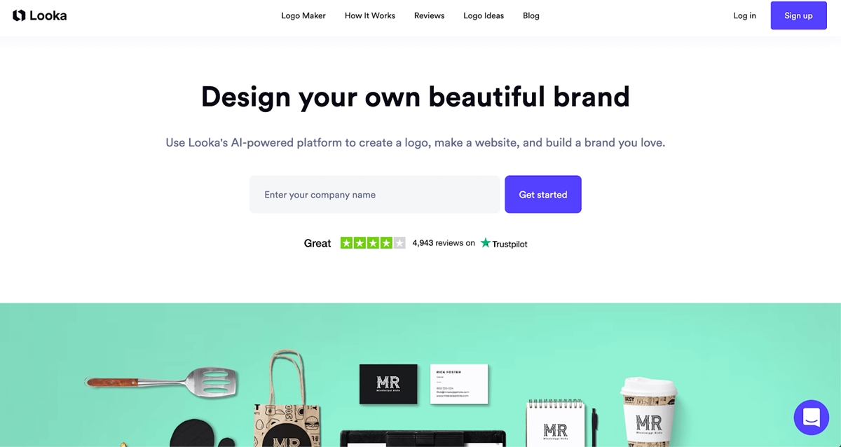 best logo generators: Looka