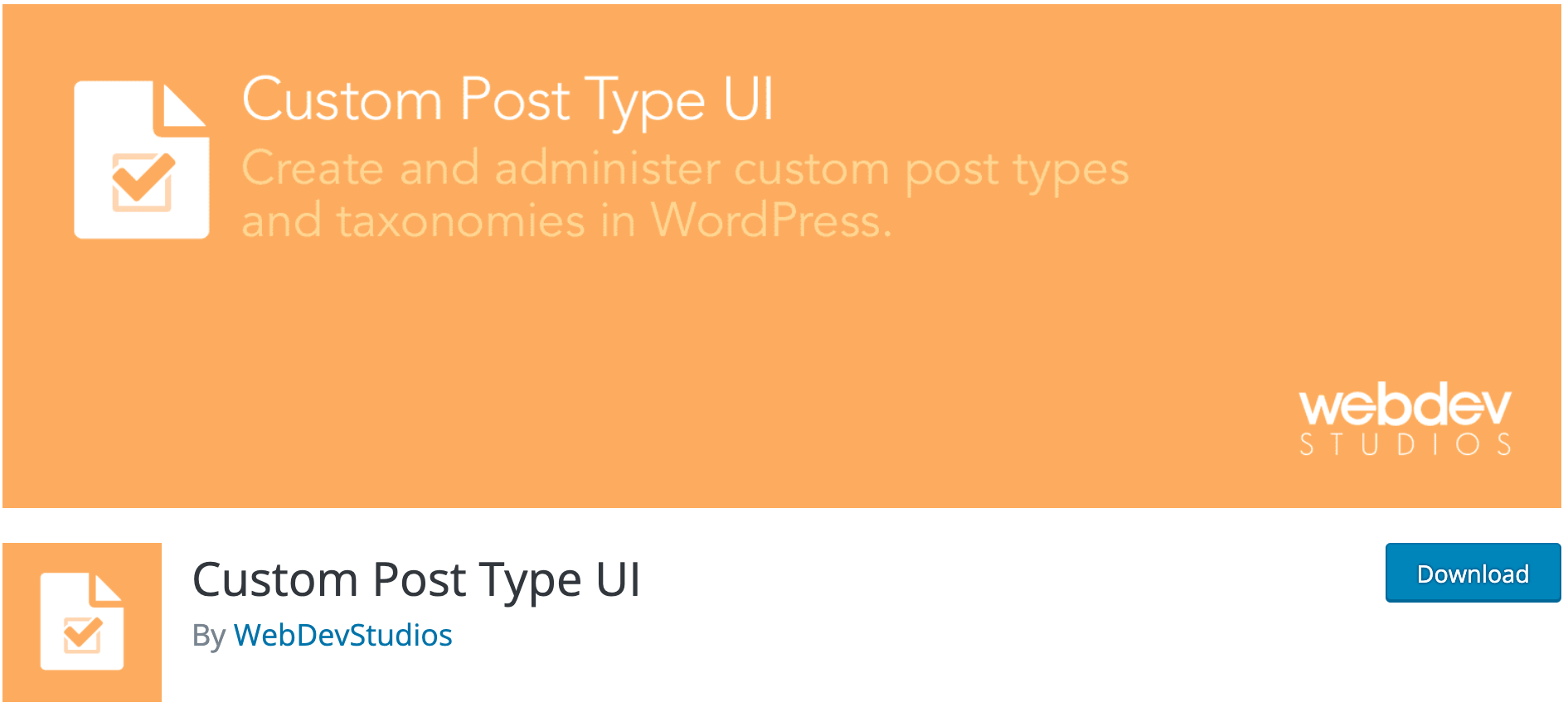 Custom Post Type UI