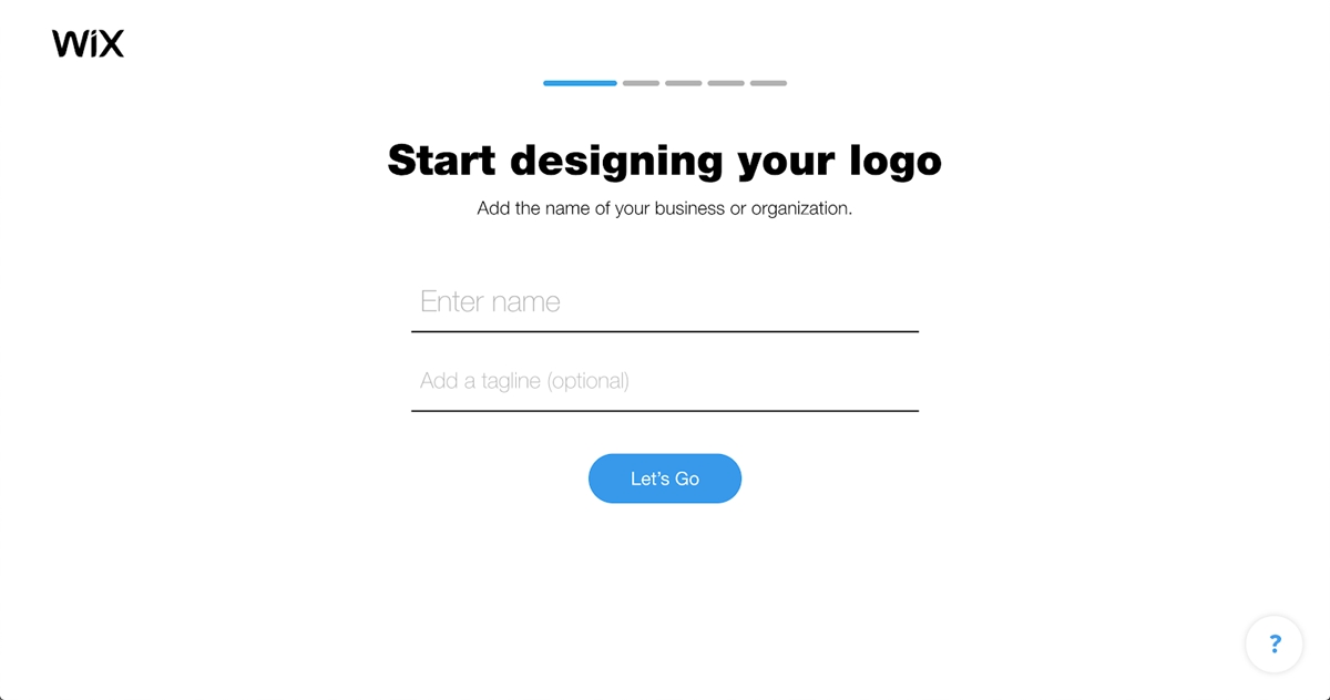 best logo generators: WIX LOGO
