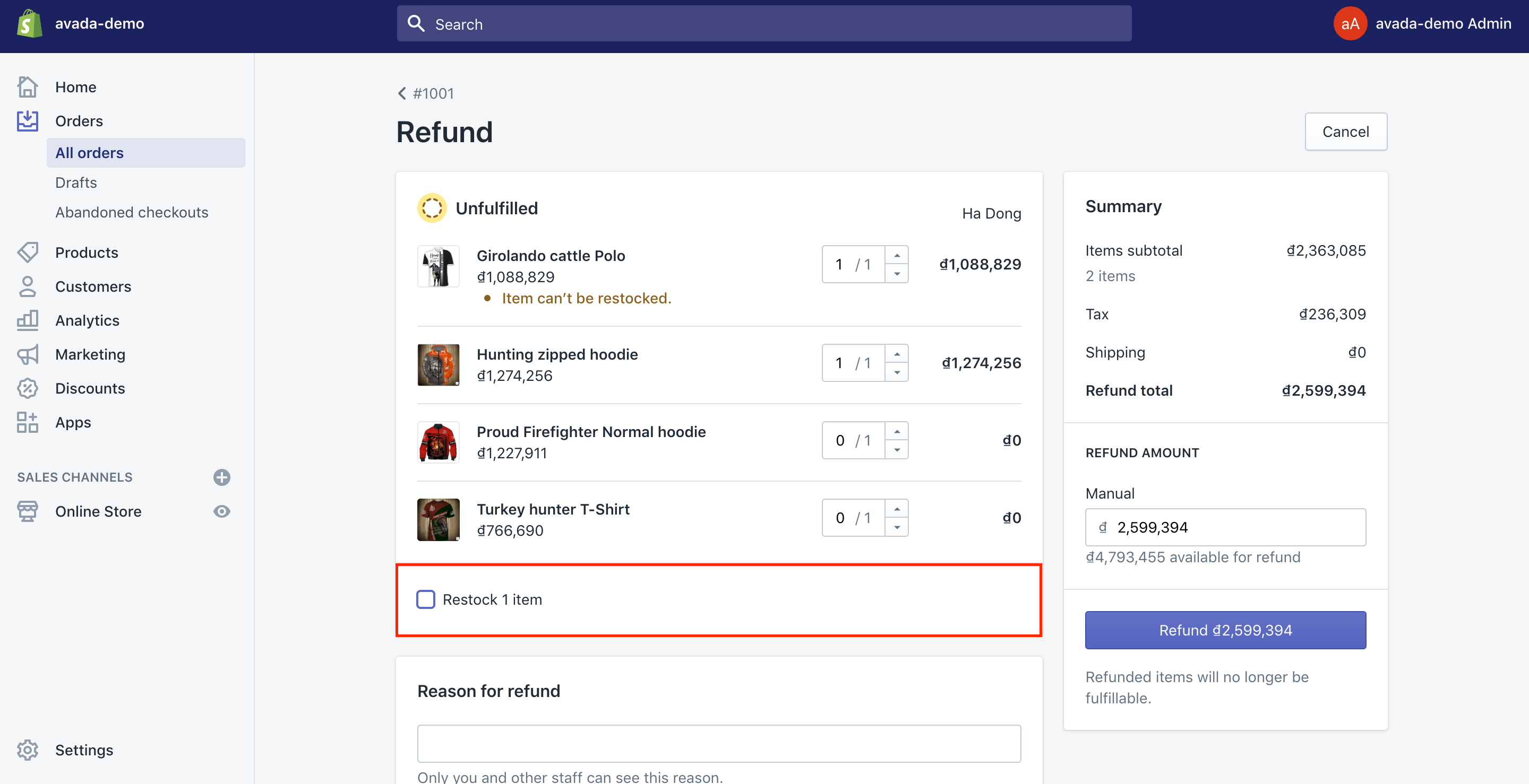 how-to-refund-shipping-on-shopify
