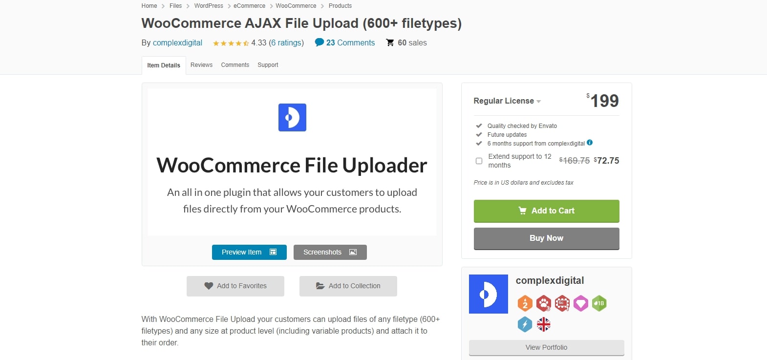 WooCommerce AJAX file upload