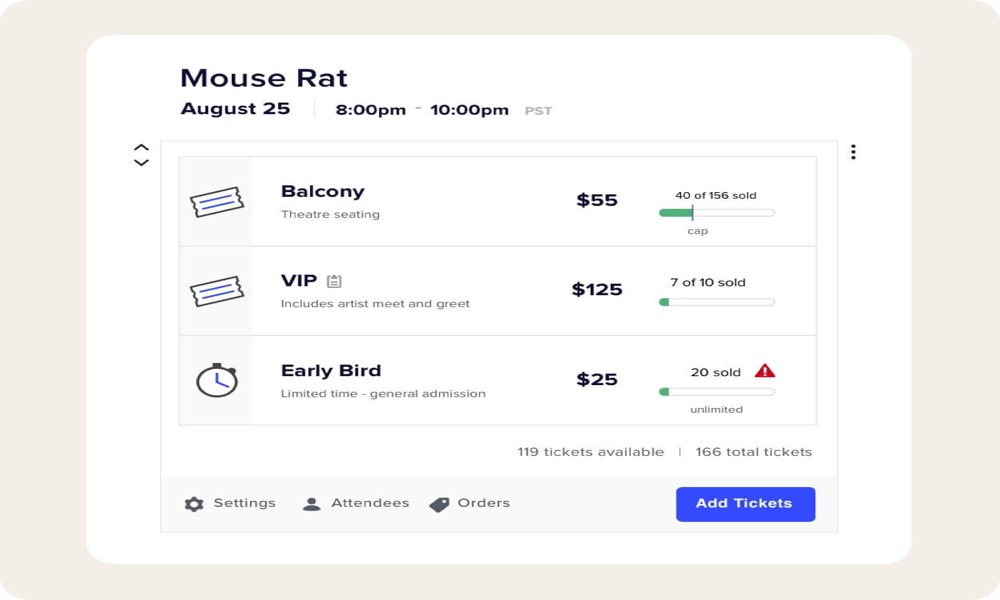 Set up event tickets plugin