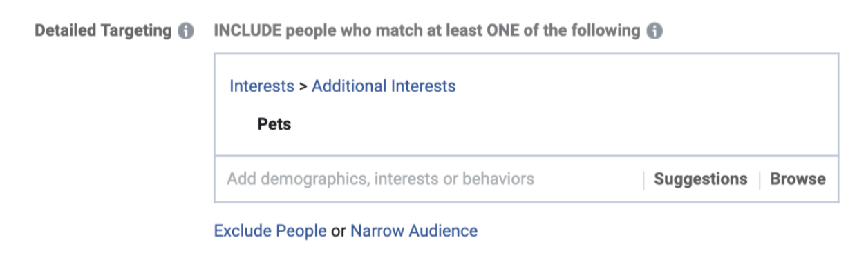 Facebook Advertising – Targeting