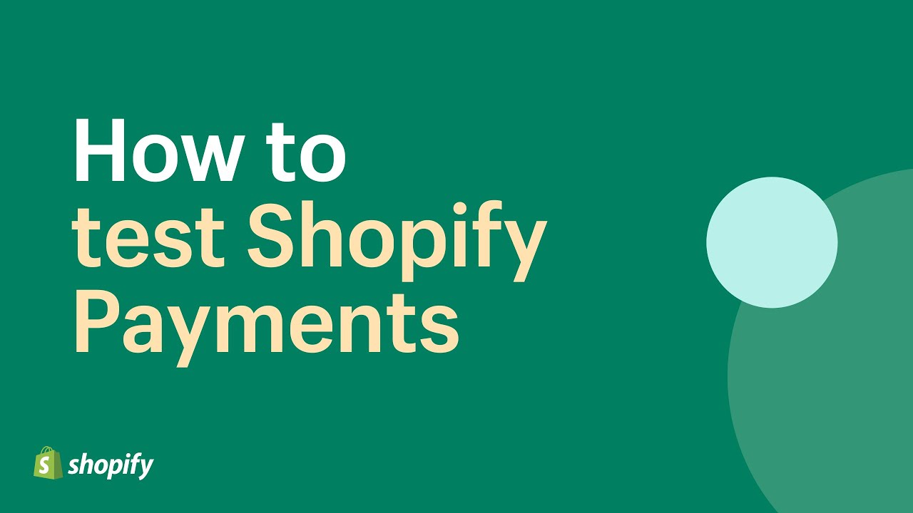 test checkout process on shopify