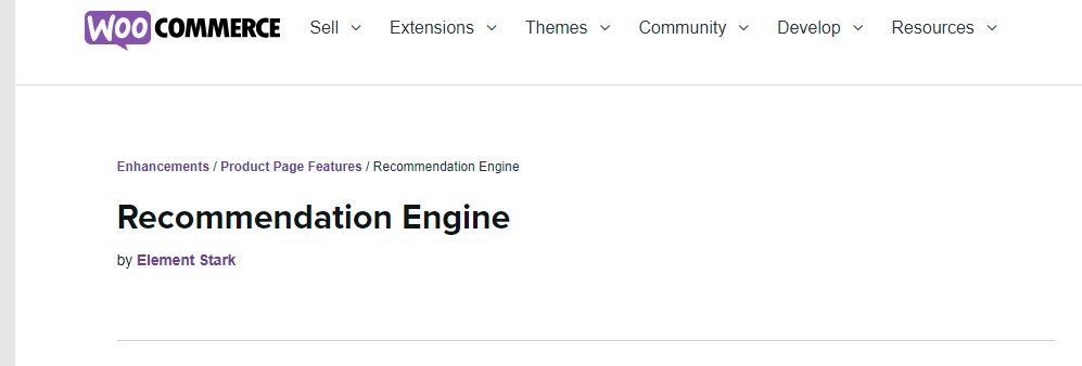 Recommendation Engine for WooCommerce
