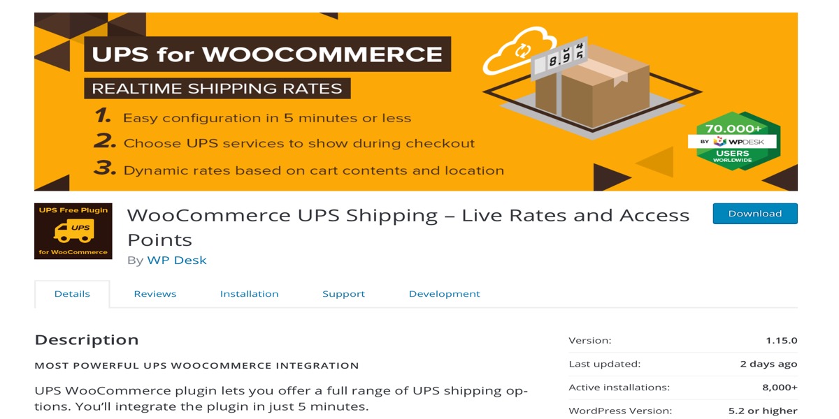 WooCommerce UPS Shipping