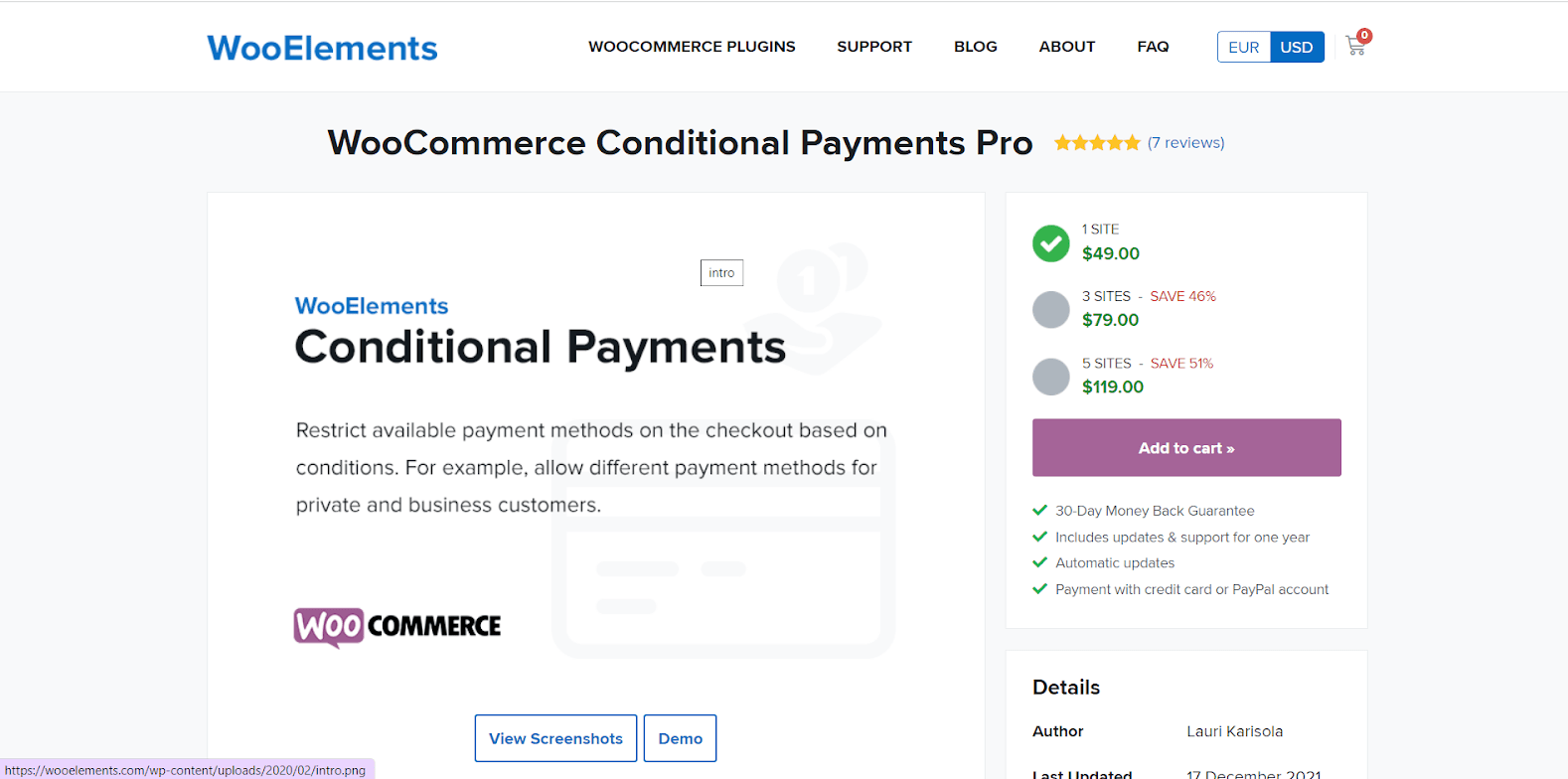 WooCommerce Conditional Payments Pro