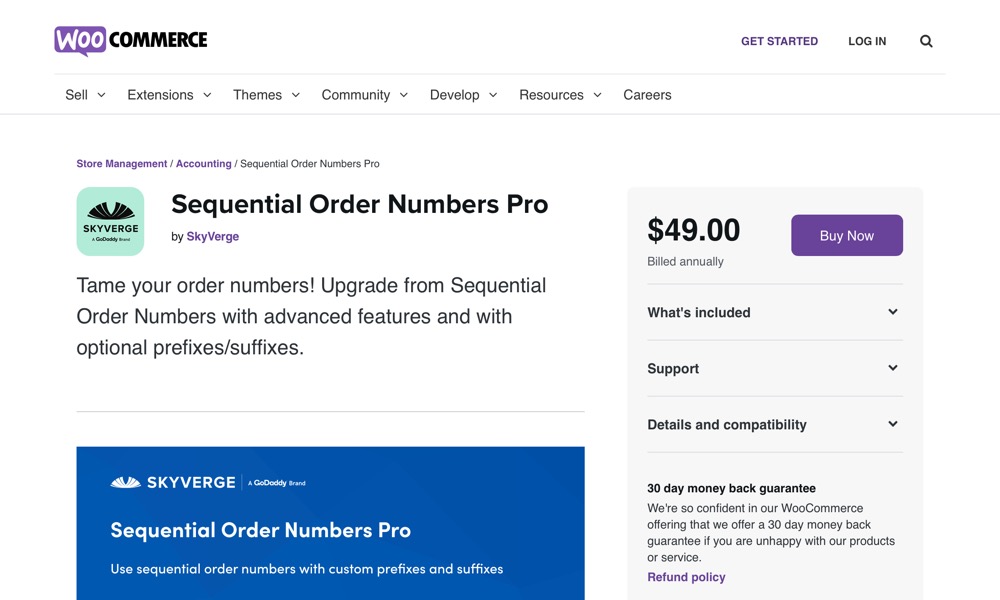 Sequential Order Numbers Pro