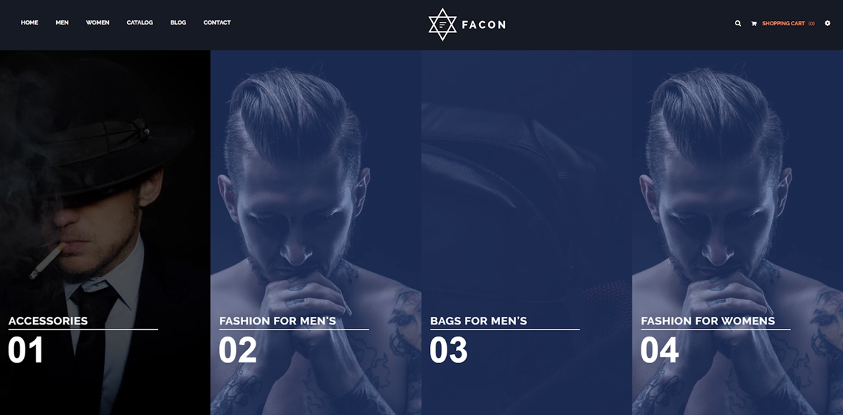 Best Shopify Themes/Templates - Facon theme