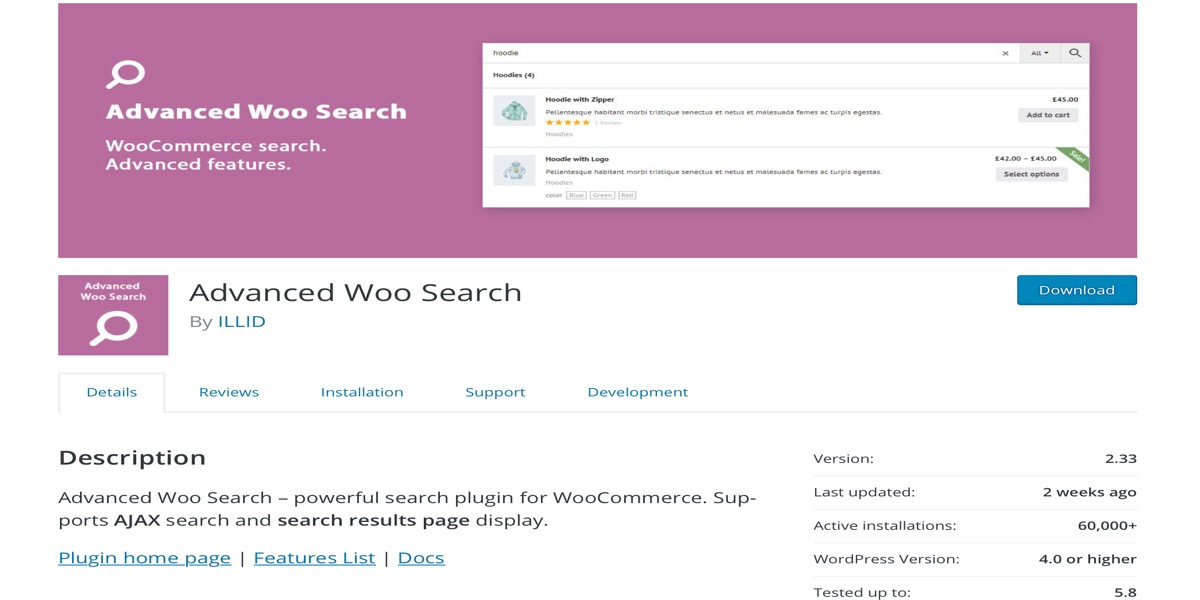 Advanced Woo Search