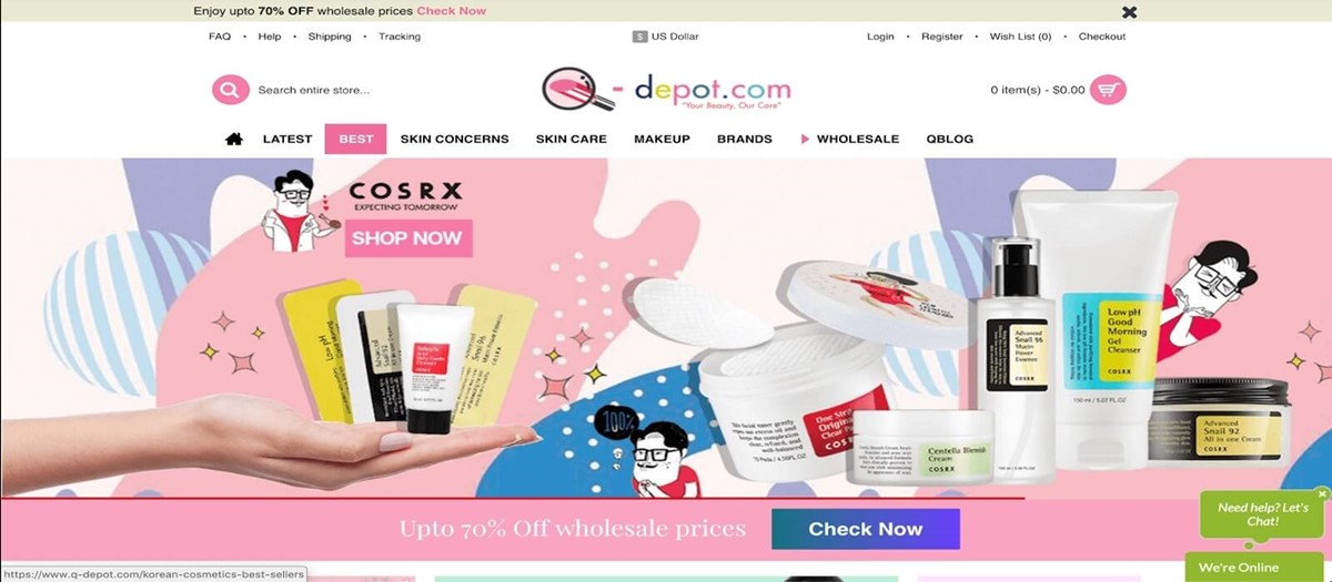 Korean cosmetics products